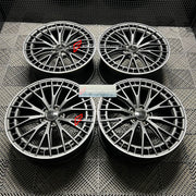 20 INCH FORGED WHEELS RIMS for MERCEDES BENZ CLE300 W236 2025 custom fit A2544011400 A2544011500 black matt high-sheen