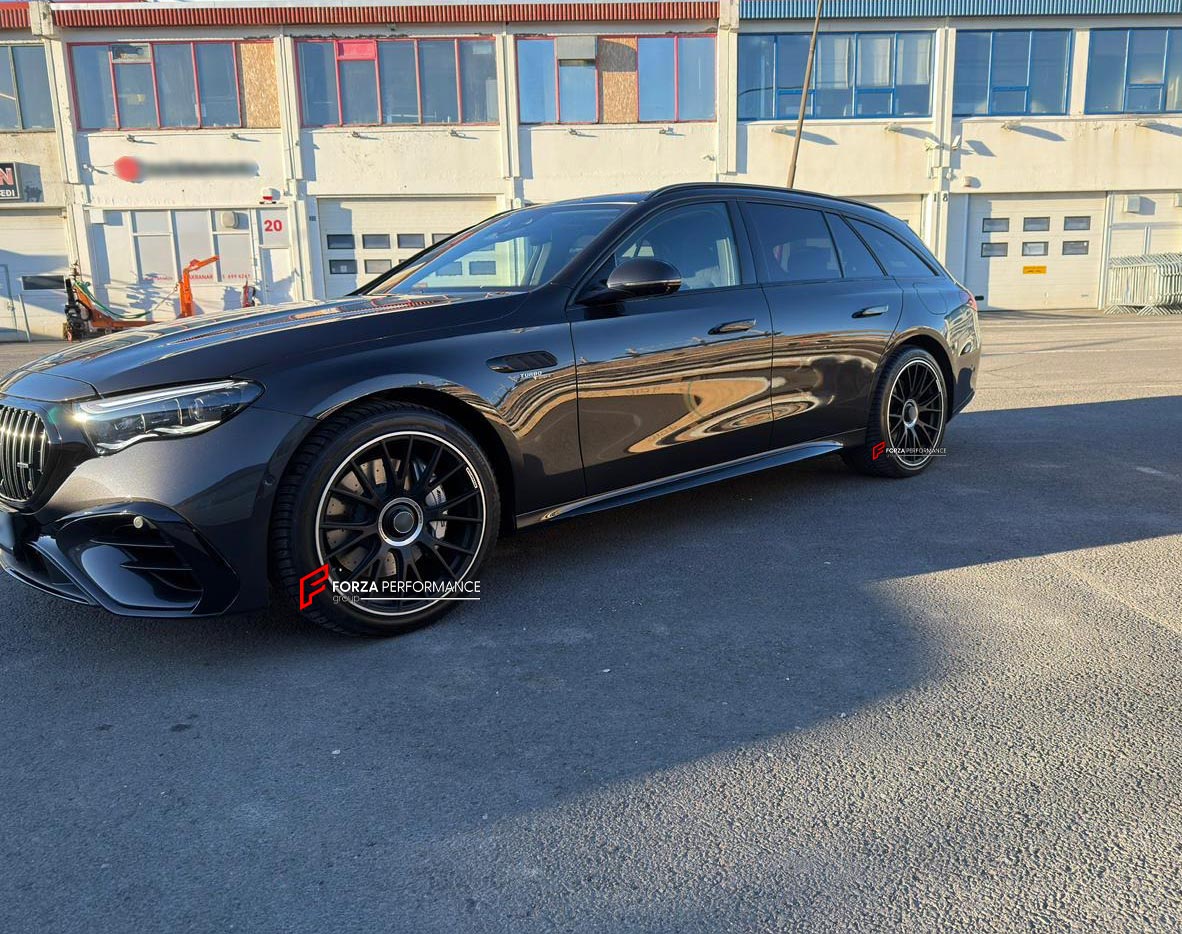 20 INCH FORGED WHEELS RIMS for MERCEDES BENZ E CLASS AMG E53 HYBRID T MODELL 5D S214 W214 2025 custom fit OEM E53 Hybrid AMG wheels A2144011300 A2144011400