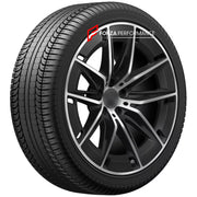 20 INCH FORGED WHEELS RIMS for MERCEDES-BENZ E53 AMG W214 S214 2025 custom fit OEM 5 double spokes black matte