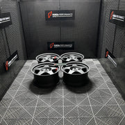 We manufactured premium quality forged wheels rims for our client's Mercedes-Benz G CLASS G55 W463 2010 with the following specifications:

WHEEL SIZE:

Front: 20 x 9.5 ET 25
Rear: 20 x 9.5 ET 25
PCD: 5 x 130
CB: 84.1
Weight: 14.4 kg ( 31.74 lbs )
Finish: Matte Black
Material: 6061-T6 Forged Aluminum
THIS WHEEL DESIGN CAN BE CUSTOM-MADE FOR YOUR CAR IN ANY SIZE AND COLOR OPTIONS
Available in monoblock, 2-piece, 3-piece, duoblock, beadlock
3D wheel renderings are provided according to the exact dimensions an