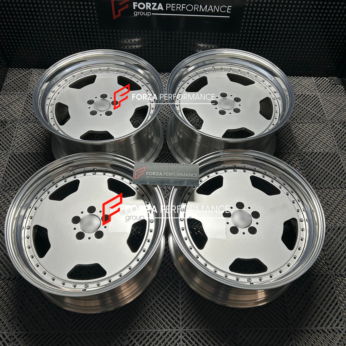 20 INCH FORGED WHEELS RIMS for MERCEDES BENZ SL-CLASS AMG SL55 2004 R230 custom fit buy OEM Mercedes-Benz AMG Monoblock Aero 3 Style design wheels