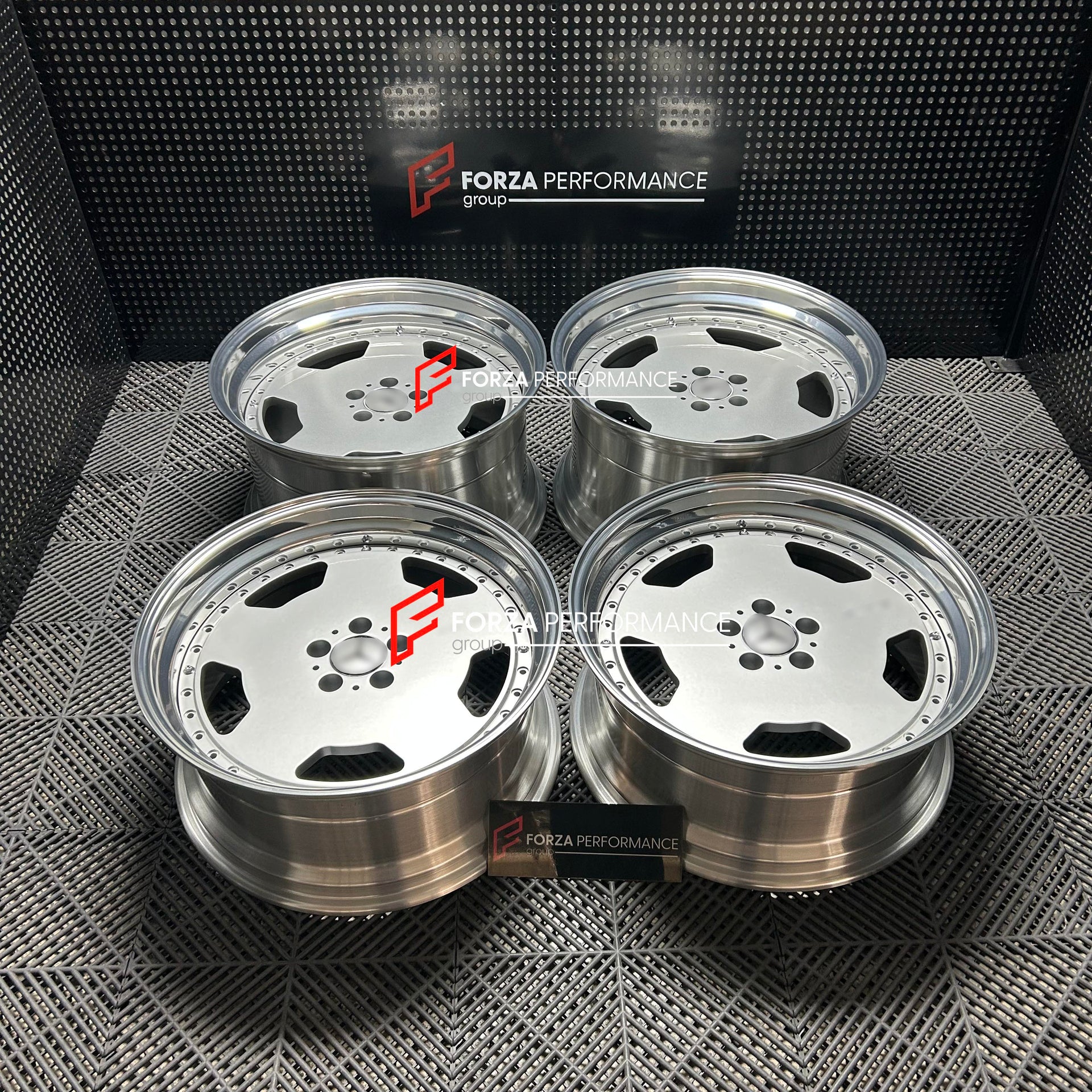 20 INCH FORGED WHEELS RIMS for MERCEDES BENZ SL-CLASS AMG SL55 2004 R230 custom fit buy OEM Mercedes-Benz AMG Monoblock Aero 3 Style design wheels