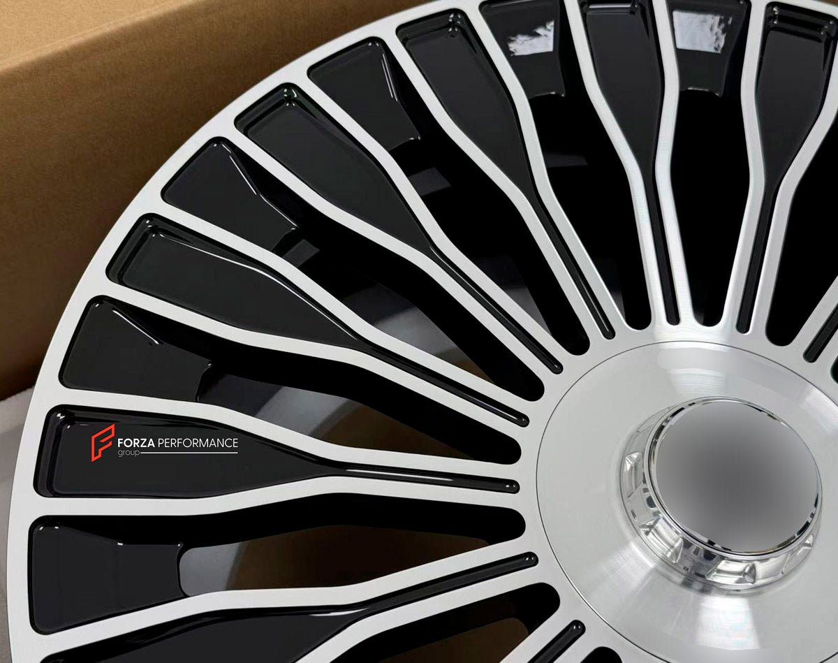 We manufacture premium quality forged wheels rims for Mercedes Benz Maybach S-Class 2026 Z223 in any design, size, color.

WHEEL SIZE:

Front: 20 x 8.5 ET 28
Rear: 20 x 9.5 ET 28
PCD: 5 x 112
CB: 66.5
Finish: Gloss Black Machined Face
Material: 6061-T6 Forged Aluminum


THIS WHEEL DESIGN CAN BE CUSTOM-MADE FOR YOUR CAR IN ANY SIZE AND COLOR OPTIONS
Available in monoblock, 2-piece, 3-piece, duoblock, beadlock
3D wheel renderings are provided according to the exact dimensions and specifications requested by t
