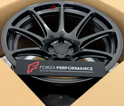 We manufactured premium quality forged wheels rims for our client's Nissan GT-R R35 2016 - 2023 with the following specifications:

WHEEL SIZE:

Front: 20 x 10 ET 40
Rear: 20 x 10.5 ET 25
PCD: 5 x 114.3
CB: 66.1
Finish: Gloss Black
Material: 6061-T6 Forged Aluminum
THIS WHEEL DESIGN CAN BE CUSTOM-MADE FOR YOUR CAR IN ANY SIZE AND COLOR OPTIONS
Available in monoblock, 2-piece, 3-piece, duoblock, beadlock
3D wheel renderings are provided according to the exact dimensions and specifications requested by the cl