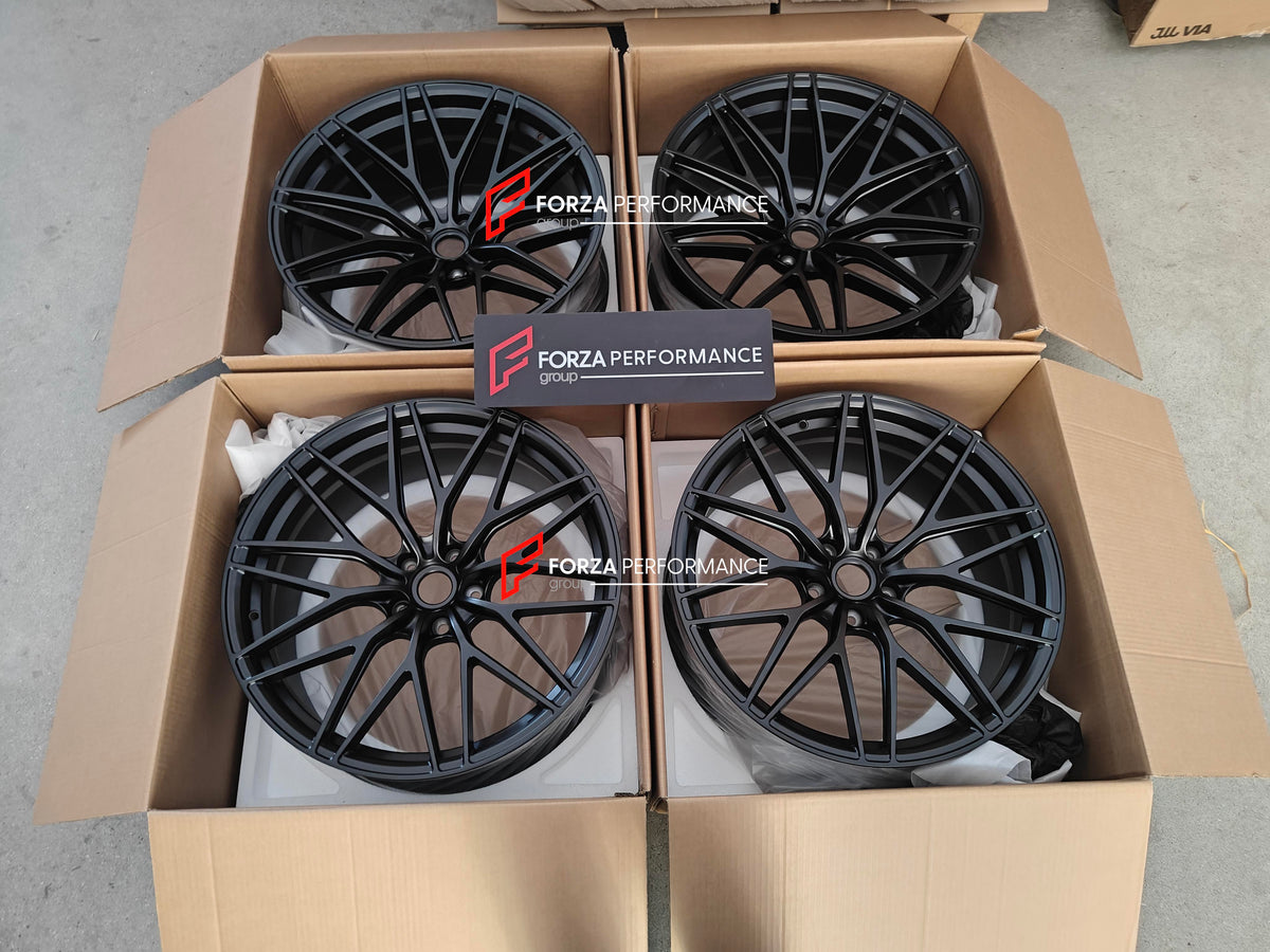 20 INCH FORGED WHEELS RIMS for PORSCHE MACAN GTS 2017 custom fit buy OEM Porsche RS Spyder style design wheels