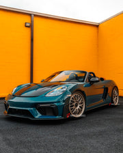 We manufacture premium quality forged wheels for PORSCHE SPYDER 718 RS 2023+&nbsp;in any design, size, color.

THIS WHEEL DESIGN CAN BE CUSTOM-MADE FOR YOUR CAR IN ANY SIZE AND COLOR OPTIONS
Available in monoblock, 2-piece, 3-piece, duoblock, beadlock
3D wheel renderings are provided according to the exact dimensions and specifications requested by the client, ensuring proper fitment for their car prior to production

OPTIONS:&nbsp;

Brushed, polished, chrome, dual-color, milled face&nbsp;&nbsp;
Floating sp