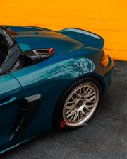 We manufacture premium quality forged wheels for PORSCHE SPYDER 718 RS 2023+&nbsp;in any design, size, color.

THIS WHEEL DESIGN CAN BE CUSTOM-MADE FOR YOUR CAR IN ANY SIZE AND COLOR OPTIONS
Available in monoblock, 2-piece, 3-piece, duoblock, beadlock
3D wheel renderings are provided according to the exact dimensions and specifications requested by the client, ensuring proper fitment for their car prior to production

OPTIONS:&nbsp;

Brushed, polished, chrome, dual-color, milled face&nbsp;&nbsp;
Floating sp