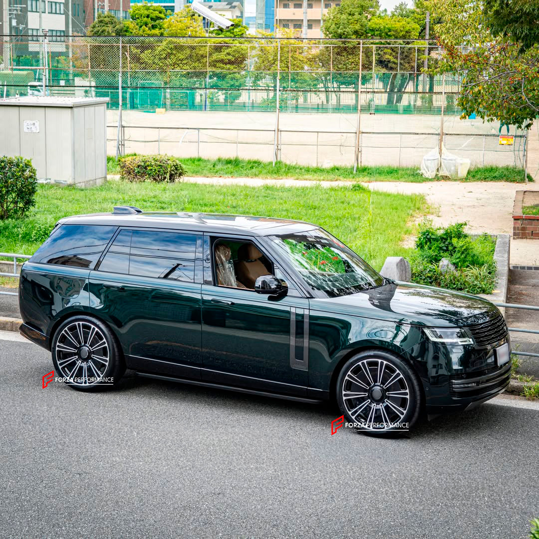 We manufacture premium quality forged wheels for RANGE ROVER AUTOBIOGRAPHY V I460 2021 - 2026&nbsp;in any design, size, color.

THIS WHEEL DESIGN CAN BE CUSTOM-MADE FOR YOUR CAR IN ANY SIZE AND COLOR OPTIONS
Available in monoblock, 2-piece, 3-piece, duoblock, beadlock
3D wheel renderings are provided according to the exact dimensions and specifications requested by the client, ensuring proper fitment for their car prior to production

OPTIONS:&nbsp;

Brushed, polished, chrome, dual-color, milled face&nbsp;&