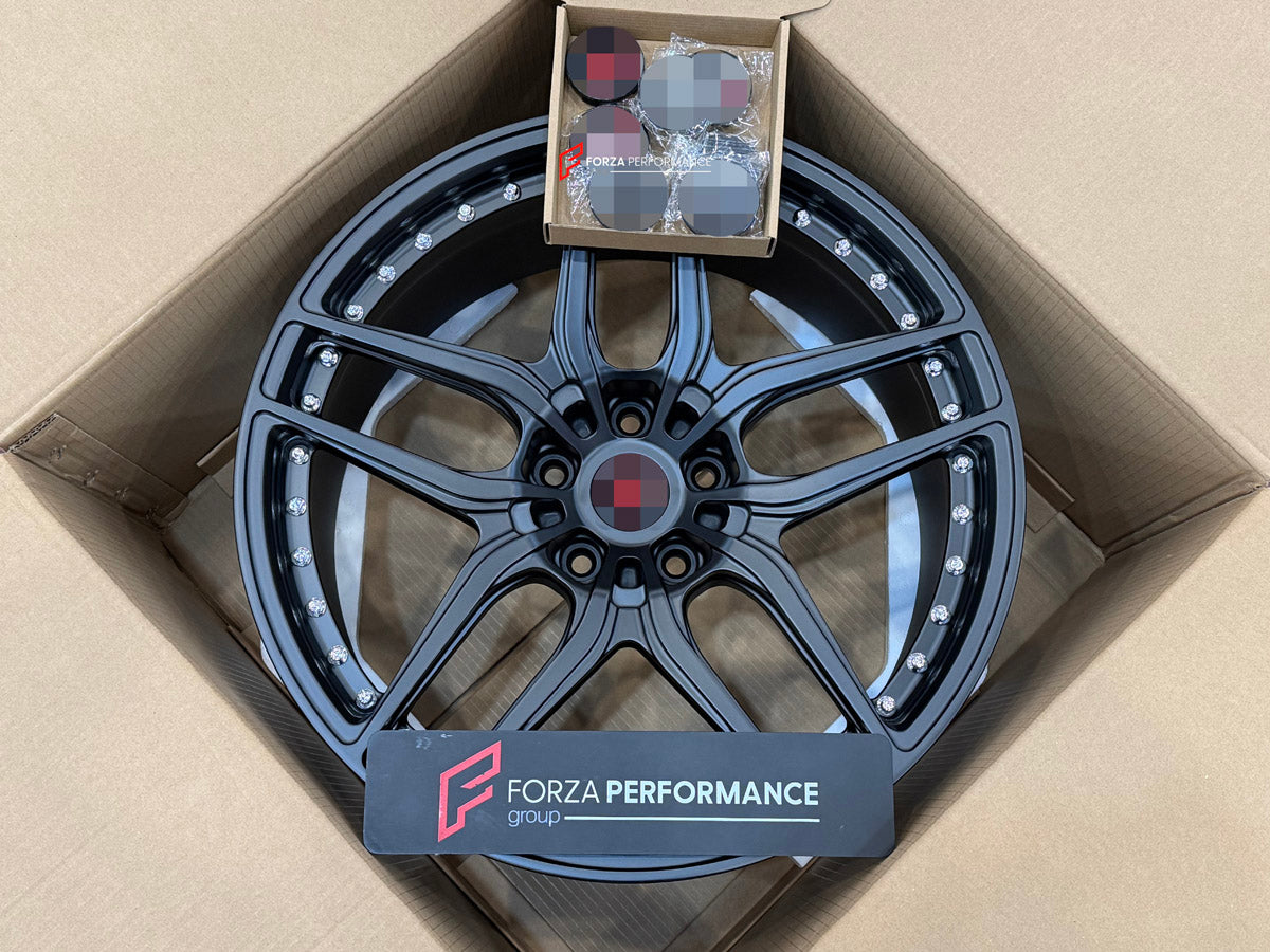 20 INCH FORGED WHEELS RIMS for TESLA MODEL S REFRESH 2022 custom fit ANRKY RS6.2 STYLE WHEELS