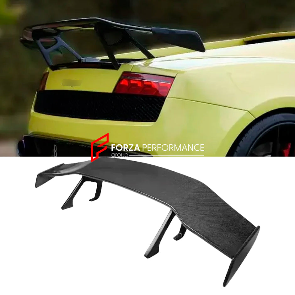 CARBON REAR SPOILER WING for LAMBORGHINI GALLARDO LP550 LP560 LP570 2003 - 2014

Set includes:

Rear Wing Spoiler

Material: Carbon + FiberGlass

Note: Professional installation is required.

Why “Contact Us for Pricing”?

We don’t display fixed prices because our goal is to offer you the most competitive deal possible. Product costs often decrease over time, and by requesting a quote, you’ll receive our most up-to-date price on market.

SECURED PAYMENT METHODS&nbsp;
PayPal (+4.4% fee)
Visa / Mastercard / A