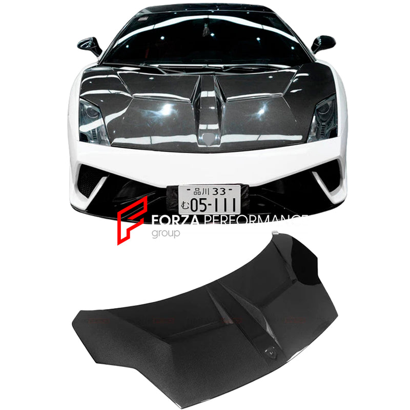 AUTHENTIC DARWINPRO CARBON FIBER HOOD BONNET for LAMBORGHINI GALLARDO LP550 LP560 LP570 2008 - 2012