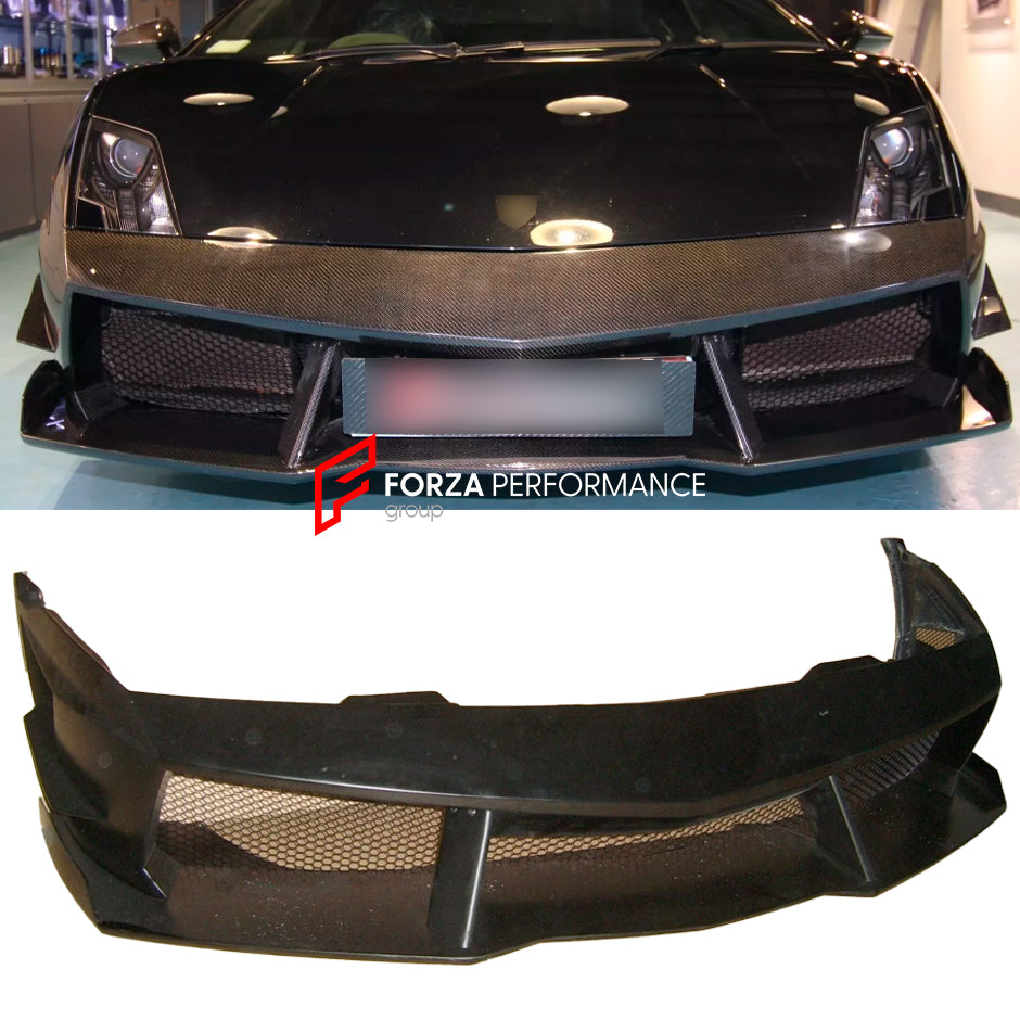 CARBON FRONT BUMPER &nbsp;for LAMBORGHINI GALLARDO LP550 LP560 LP570 LP570-4 2008 - 2014&nbsp;

Set includes:

Front&nbsp;Bumper w / Canard

Material: Carbon Fiber

Note: Professional installation is required.

Why “Contact Us for Pricing”?

We don’t display fixed prices because our goal is to offer you the most competitive deal possible. Product costs often decrease over time, and by requesting a quote, you’ll receive our most up-to-date price on market.

SECURED PAYMENT METHODS&nbsp;
PayPal (+4.4% fee)
Vi