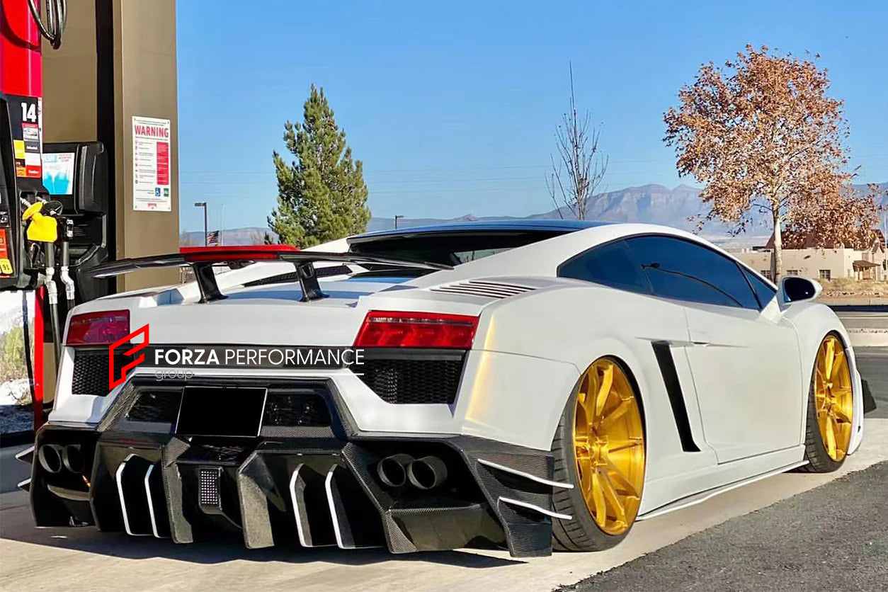 CARBON REAR BUMPER &nbsp;for LAMBORGHINI GALLARDO LP550 LP560 LP570 LP570-4 2009 - 2014

Set includes:

Rear Bumper

Material: Carbon Fiber

Note: Professional installation is required.

Why “Contact Us for Pricing”?

We don’t display fixed prices because our goal is to offer you the most competitive deal possible. Product costs often decrease over time, and by requesting a quote, you’ll receive our most up-to-date price on market.

SECURED PAYMENT METHODS&nbsp;
PayPal (+4.4% fee)
Visa / Mastercard / Americ