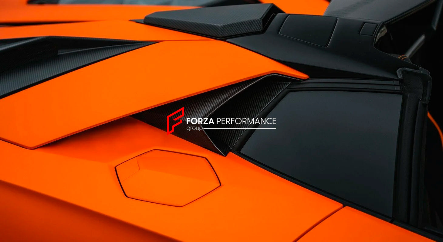 CARBON SIDE WINDOW AIR INTAKES for LAMBORGHINI AVENTADOR LP700 2011