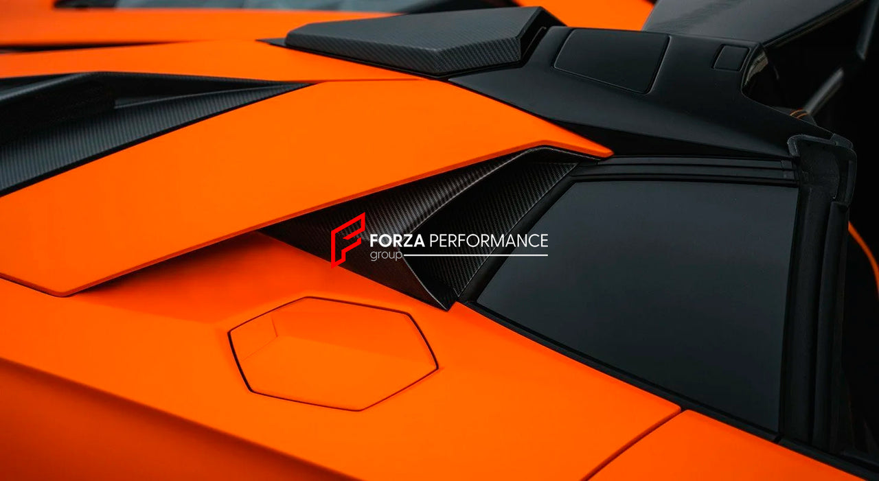 CARBON SIDE WINDOW AIR INTAKES for LAMBORGHINI AVENTADOR LP700 2011 - 2017

Set includes:

Side Window Air-Intakes

Material: Dry Carbon

NOTE: Professional installation is required.

Why “Contact Us for Pricing”?

We don’t display fixed prices because our goal is to offer you the most competitive deal possible. Product costs often decrease over time, and by requesting a quote, you’ll receive our most up-to-date price on market.

SECURED PAYMENT METHODS&nbsp;
PayPal (+4.4% fee)
Visa / Mastercard / American 