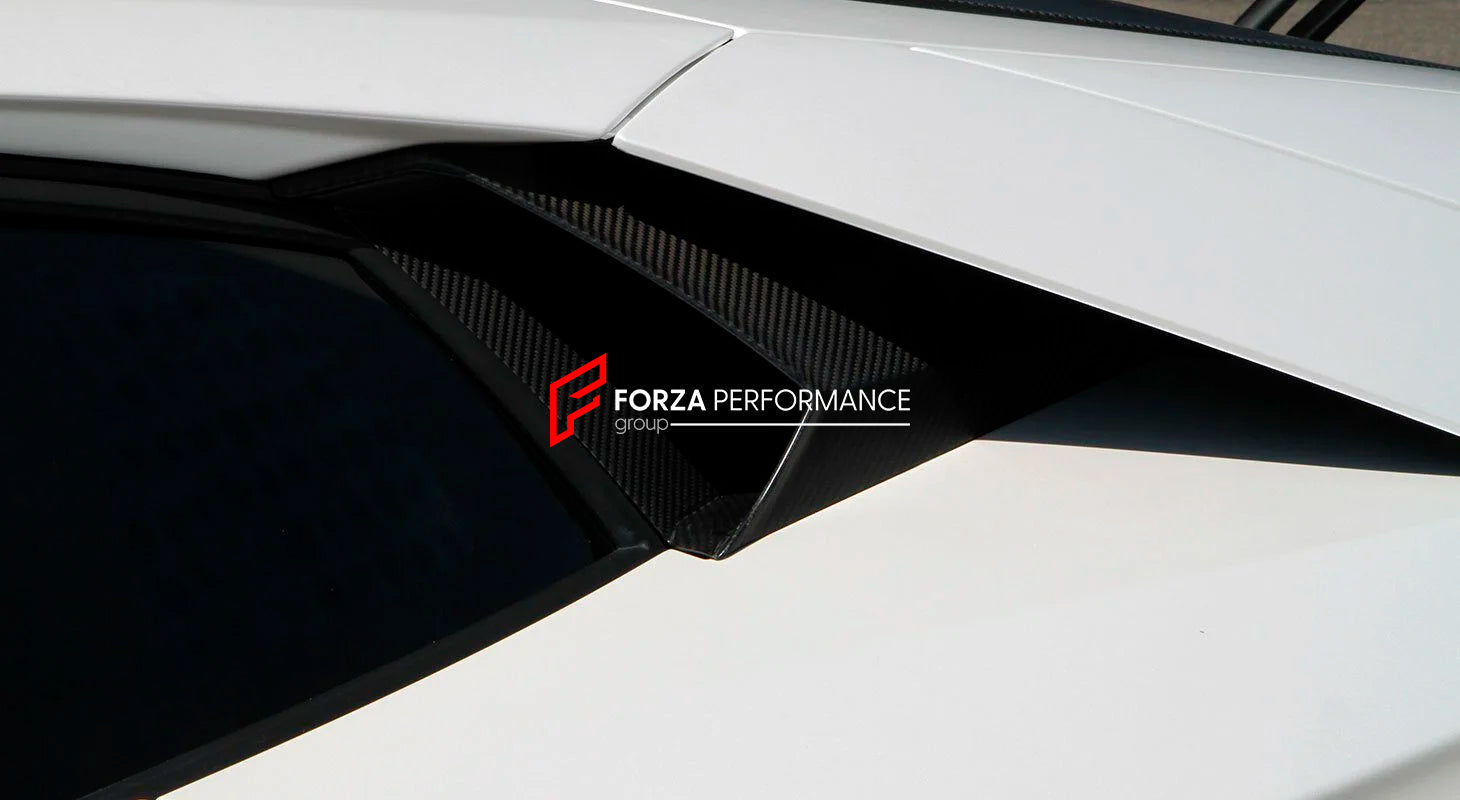 CARBON SIDE WINDOW AIR INTAKES for LAMBORGHINI AVENTADOR LP700 2011
