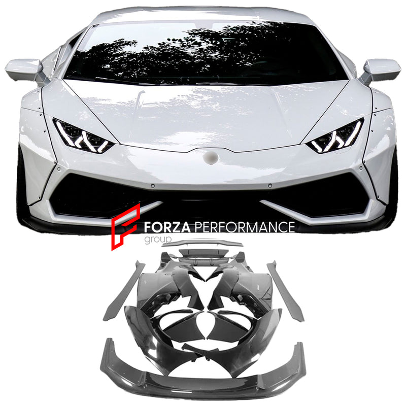 CARBON WIDE BODY KIT for LAMBORGHINI HURACAN LP610-4 COUPE 2014 - 2016