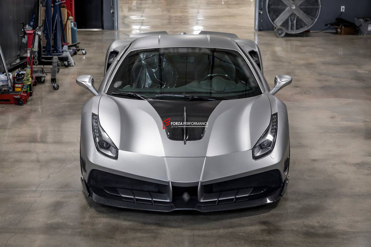 CARBON BODY KIT for FERRARI 488 GTB SPIDER 2015 - 2019

Set includes:

Front Lip
Front Bumper
Front Hood / Bonnet
Side Skirts
Rear Spoiler Wing
Rear Bumper
Rear Diffuser

Material: Carbon fiber

Note: Professional installation is required

Why “Contact Us for Pricing”?

We don’t display fixed prices because our goal is to offer you the most competitive deal possible. Product costs often decrease over time, and by requesting a quote, you’ll receive our most up-to-date price on market.

SECURED PAYMENT METHOD
