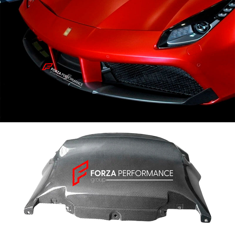 CARBON CENTER DUCT INSERT for FERRARI 488 GTB SPIDER 2015 - 2019