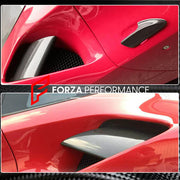 CARBON AIR VENTS COVER for FERRARI F488 GTB SPIDER 2015 - 2019&nbsp;

Set includes:

Side Air Vents Cover

Material: Carbon

Note: Professional installation is required

Why “Contact Us for Pricing”?

We don’t display fixed prices because our goal is to offer you the most competitive deal possible. Product costs often decrease over time, and by requesting a quote, you’ll receive our most up-to-date price on market.

SECURED PAYMENT METHODS&nbsp;
PayPal (+4.4% fee)
Visa / Mastercard / American Express (throu
