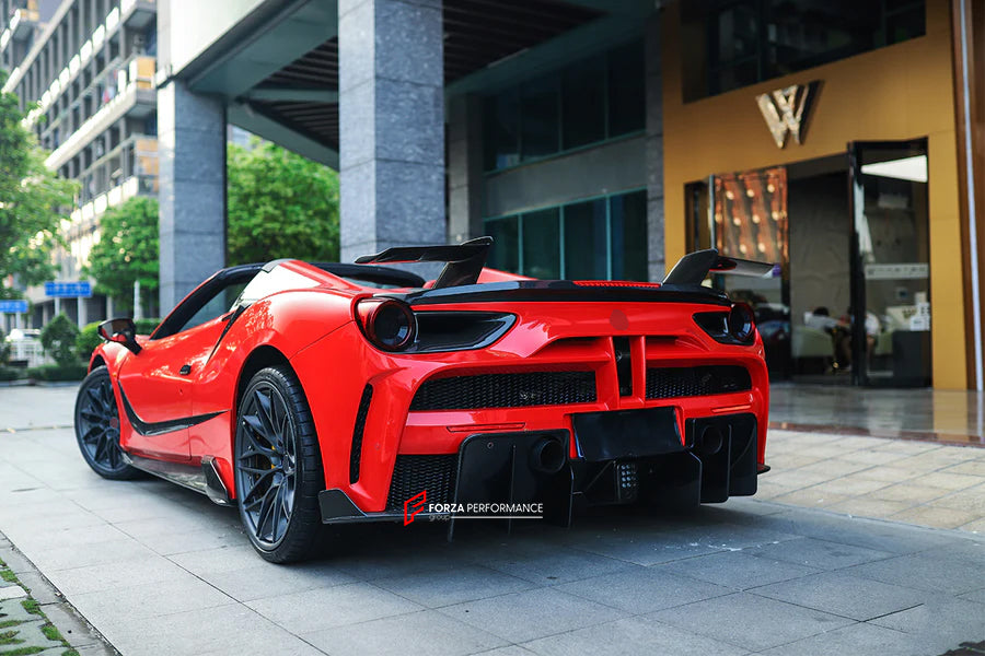 CARBON REAR BUMPER DIFFUSER for FERRARI F488 SPIDER F8 2015 - 2019

Set includes:&nbsp;

&nbsp;Rear Bumper Diffuser

Material: Carbon&nbsp;

Note: Professional installation is required.

Why “Contact Us for Pricing”?

We don’t display fixed prices because our goal is to offer you the most competitive deal possible. Product costs often decrease over time, and by requesting a quote, you’ll receive our most up-to-date price on market.

SECURED PAYMENT METHODS&nbsp;
PayPal (+4.4% fee)
Visa / Mastercard / Americ