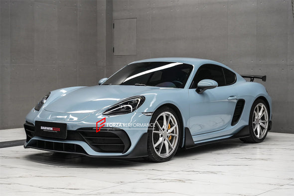 CARBON FIBER BODY KIT for PORSCHE 718 982 CAYMAN BOXSTER 2016

Set includes:

Front Lip
Front Bumper
Hood/Bonnet
Side Air Vents
Side Skirts

Rear Spoiler
Rear Diffuser

Material: Carbon Fiber

Note: Professional installation is required

CONTACT US FOR PRICING

Payment ►
Visa
Mastercard
PayPal with a credit card (add 4.4% at checkout)
Payoneer
Cryptocurrency
Shipment ►
By express DHL/UPS/TNT/FedEx
To the local international airport
Special line by air
Special line by the sea
To Europe and the UK by train

P