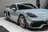 CARBON FIBER BODY KIT for PORSCHE 718 982 CAYMAN BOXSTER 2016

Set includes:

Front Lip
Front Bumper
Hood/Bonnet
Side Air Vents
Side Skirts

Rear Spoiler
Rear Diffuser

Material: Carbon Fiber

Note: Professional installation is required

CONTACT US FOR PRICING

Payment ►
Visa
Mastercard
PayPal with a credit card (add 4.4% at checkout)
Payoneer
Cryptocurrency
Shipment ►
By express DHL/UPS/TNT/FedEx
To the local international airport
Special line by air
Special line by the sea
To Europe and the UK by train

P