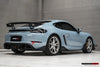 CARBON FIBER BODY KIT for PORSCHE 718 982 CAYMAN BOXSTER 2016

Set includes:

Front Lip
Front Bumper
Hood/Bonnet
Side Air Vents
Side Skirts

Rear Spoiler
Rear Diffuser

Material: Carbon Fiber

Note: Professional installation is required

CONTACT US FOR PRICING

Payment ►
Visa
Mastercard
PayPal with a credit card (add 4.4% at checkout)
Payoneer
Cryptocurrency
Shipment ►
By express DHL/UPS/TNT/FedEx
To the local international airport
Special line by air
Special line by the sea
To Europe and the UK by train

P