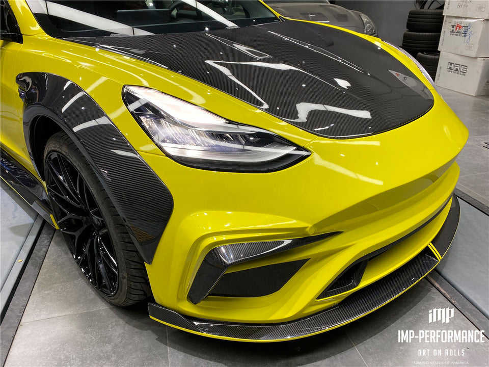 IMP PERFORMANCE CARBON WIDE BODY KIT for TESLA MODEL 3 2017 - 2023