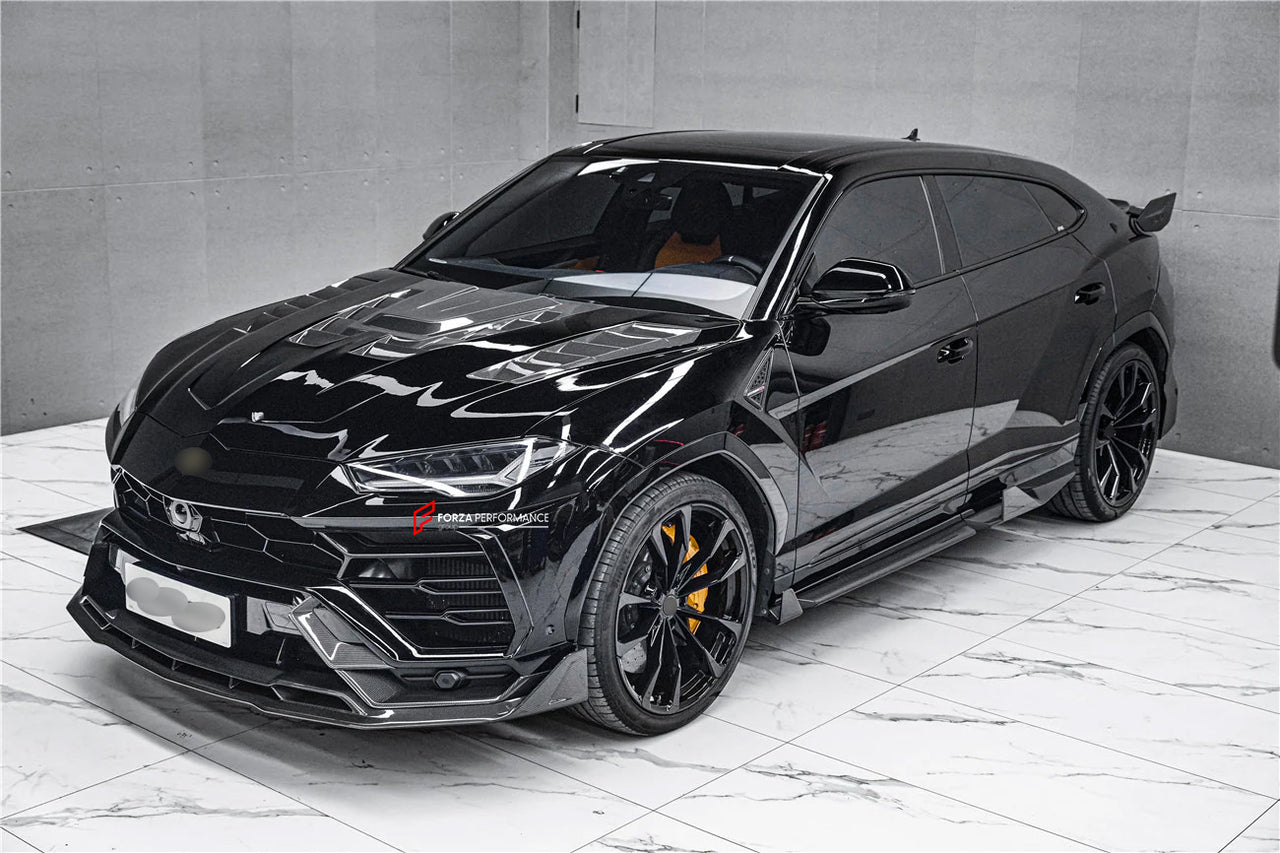 IMP PERFORMANCE CARBON WIDE BODY KIT for LAMBORGHINI URUS 2018 - 2025

Set includes:

Front Lip

Hood
Front Fender Vents
Fender Vents

Fender Flare
Rear Diffuser
Rear Wing


Material: Carbon

NOTE: Professional installation is required


Why “Contact Us for Pricing”?

We don’t display fixed prices because our goal is to offer you the most competitive deal possible. Product costs often decrease over time, and by requesting a quote, you’ll receive our most up-to-date price on market.

SECURED PAYMENT METHODS&