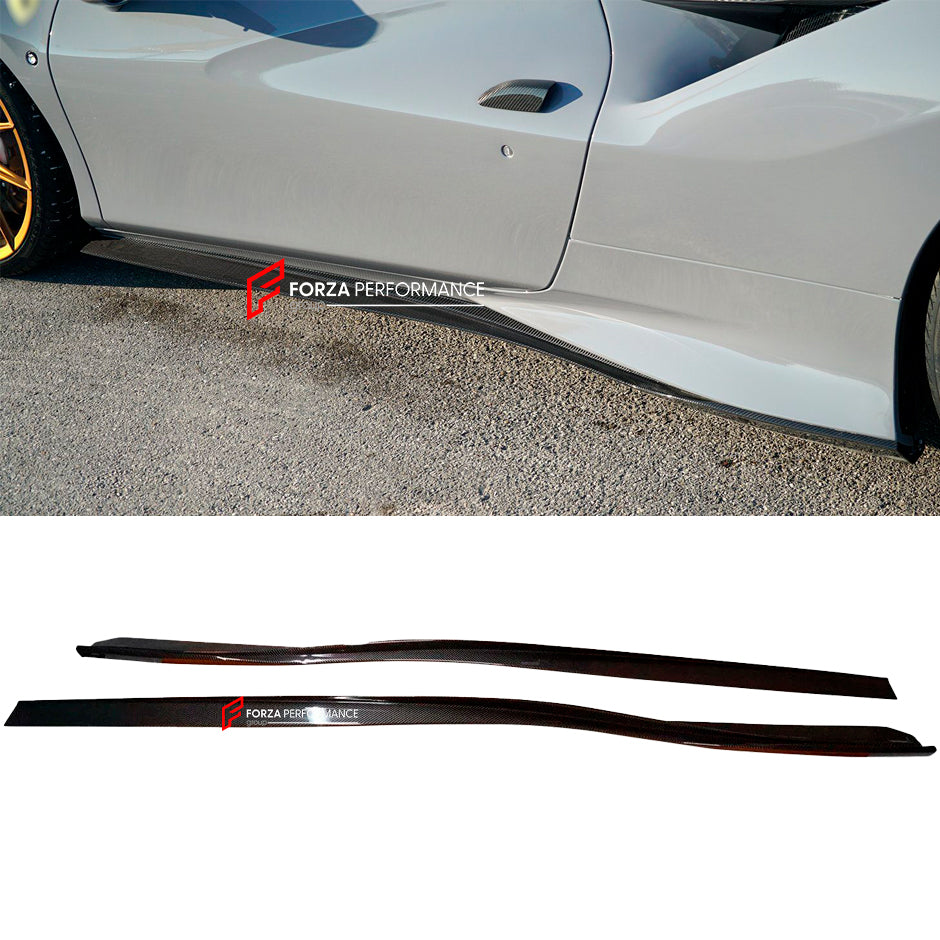 CARBON SIDE SKIRTS for FERRARI F8 TRIBUTO SPIDER 2019 - 2023

Set includes: 

Side Skirts

Material: Carbon 

Note: Professional installation is required.

Why “Contact Us for Pricing”?

We don’t display fixed prices because our goal is to offer you the most competitive deal possible. Product costs often decrease over time, and by requesting a quote, you’ll receive our most up-to-date price on market.

SECURED PAYMENT METHODS&nbsp;
PayPal (+4.4% fee)
Visa / Mastercard / American Express (through P