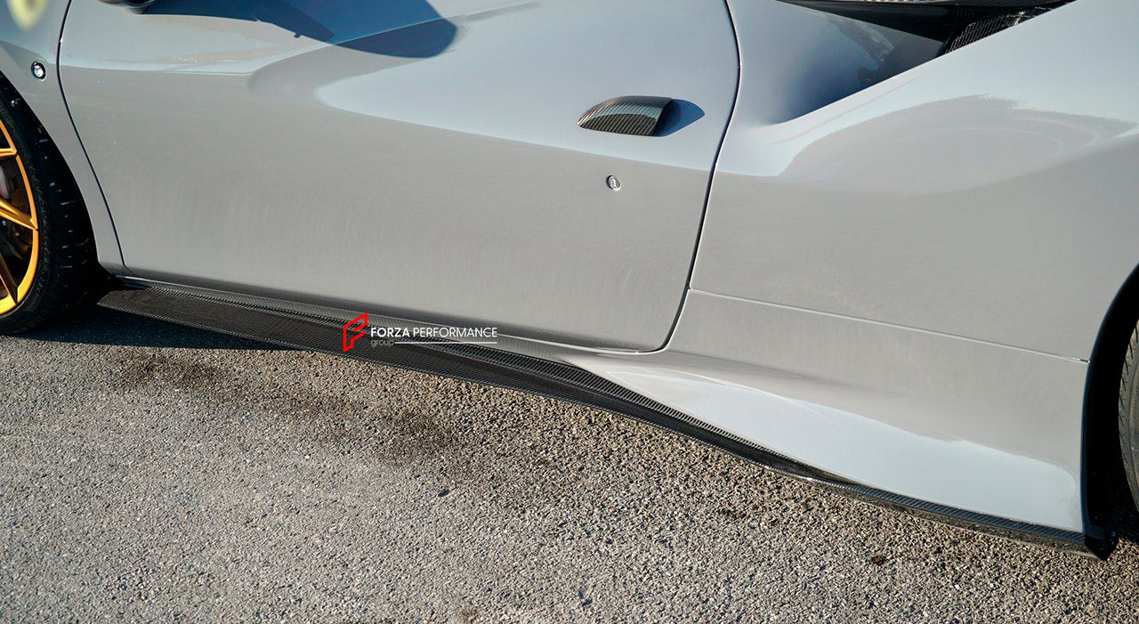 CARBON SIDE SKIRTS for FERRARI F8 TRIBUTO SPIDER 2019 - 2023

Set includes: 

Side Skirts

Material: Carbon 

Note: Professional installation is required.

Why “Contact Us for Pricing”?

We don’t display fixed prices because our goal is to offer you the most competitive deal possible. Product costs often decrease over time, and by requesting a quote, you’ll receive our most up-to-date price on market.

SECURED PAYMENT METHODS&nbsp;
PayPal (+4.4% fee)
Visa / Mastercard / American Express (through P