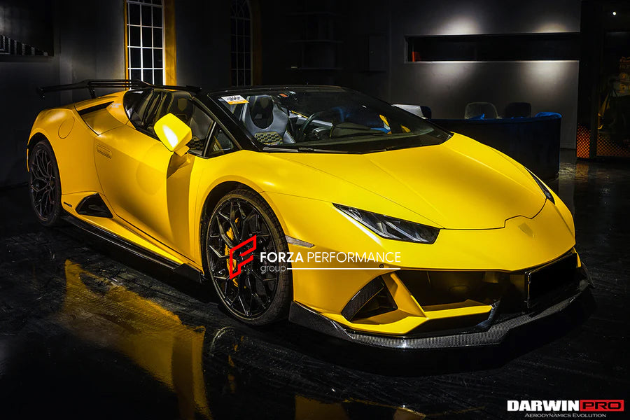 CARBON WIDE BODY KIT for LAMBORGHINI HURACAN EVO 2019 - 2023

Set includes:

Front Lip
Side Skirts
Rear Engine Hood
GT&nbsp;Wing Spoiler
Rear&nbsp;Diffuser

Material: Carbon

NOTE: Professional installation is required


Why “Contact Us for Pricing”?

We don’t display fixed prices because our goal is to offer you the most competitive deal possible. Product costs often decrease over time, and by requesting a quote, you’ll receive our most up-to-date price on market.

SECURED PAYMENT METHODS&nbsp;
PayPal (+4.