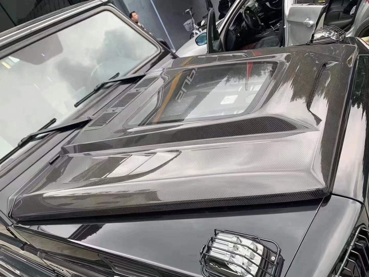 2019-2023Mercedes-BenzW464-G-Class-G-Wagon-G500G550G63AmG-IMP-Performance-Partial-Carbon-Fiber-Hood
