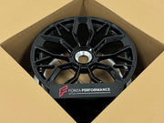 FORGED WHEELS RIMS FOR FERRARI 296 GT MODIFICATA 2026 Forza Performance custom fit buy Black Mesh Multi-Spoke style design wheels