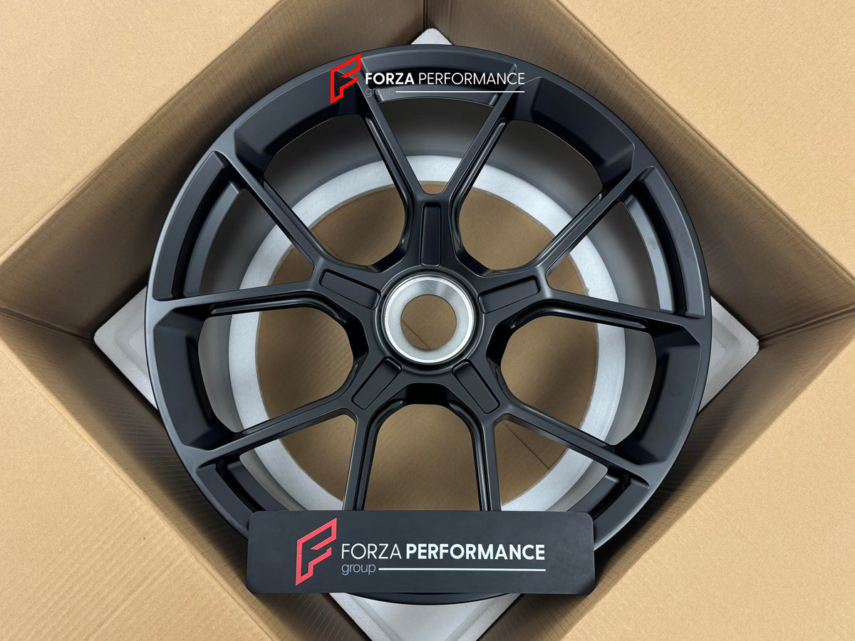 FORGED WHEELS RIMS FOR PORSCHE CONCEPT MISSION X 2027 Forza Performance custom fit buy OEM Porsche 992 GT3 RS Centerlock style design wheels
