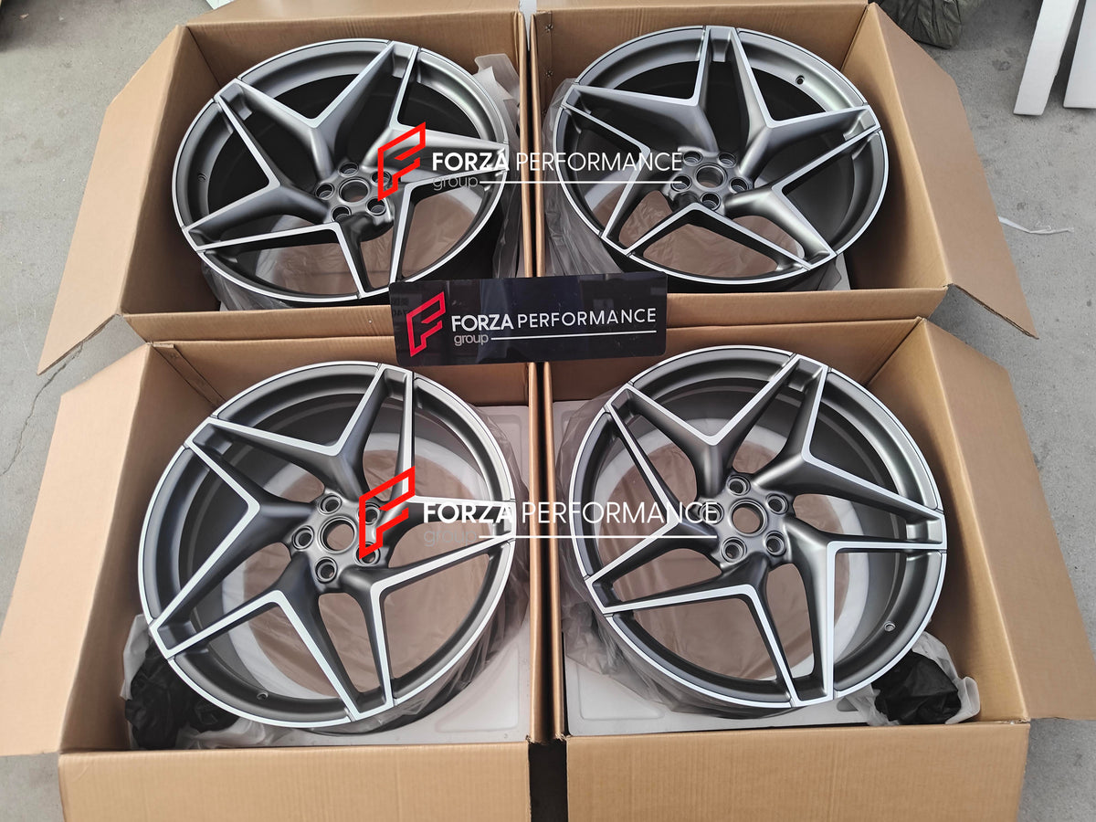 21 22 INCH FORGED WHEELS RIMS for FERRARI SF90 SPIDER STRADALE 2026 custom fit buy OEM Ferrari F8 Tributo style design wheels