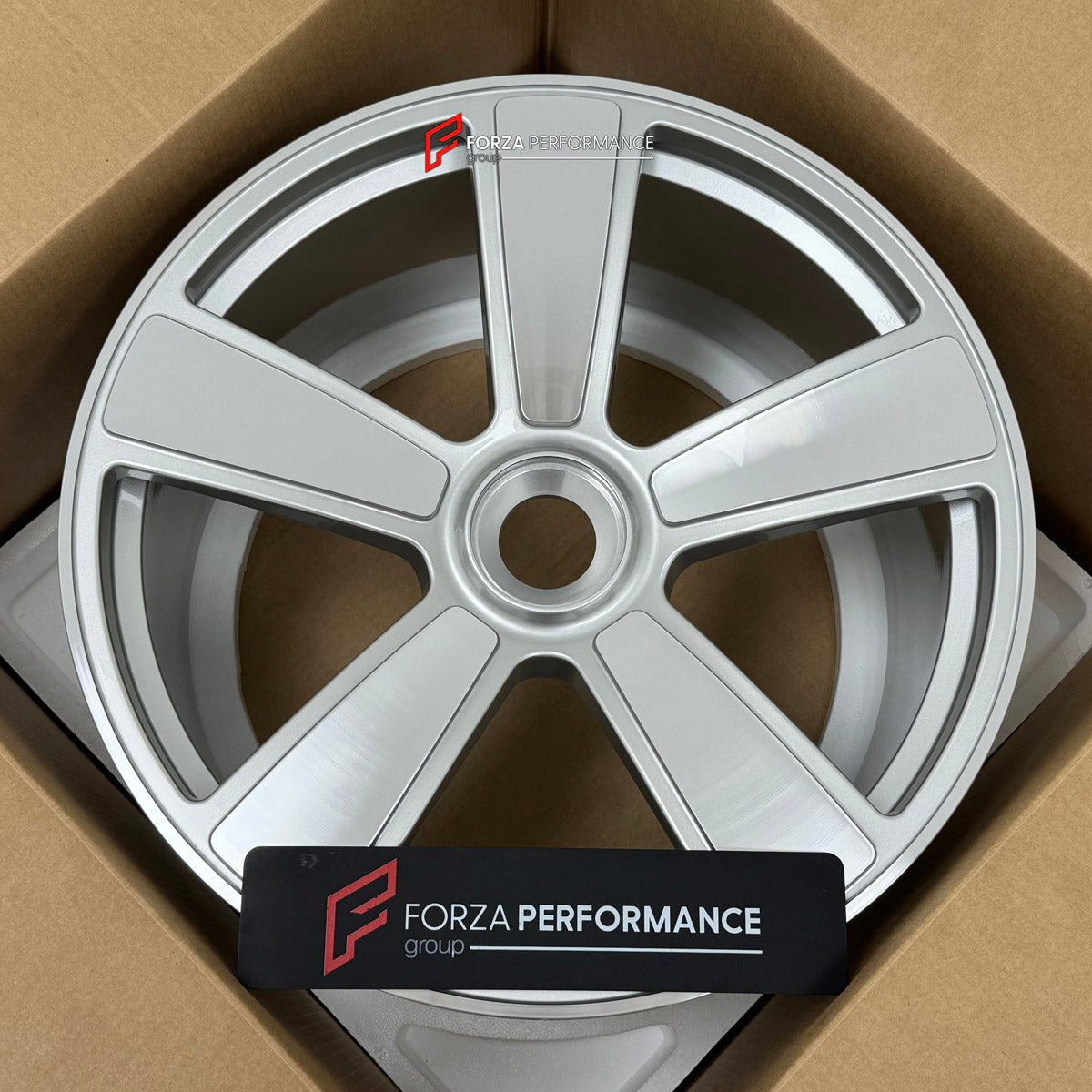 We manufacture premium quality forged wheels rims for Porsche 911 992.1 GTS 2019 - 2025 in any design, size, color.

WHEEL SIZE:

Front: 21 x 8.5 ET 40
Rear: 22 x 11.5 ET 57
PCD: 5 x 130
CB: 71.6
Finish: Gloss Silver with Machined Face
Material: 6061-T6 Forged Aluminum
THIS WHEEL DESIGN CAN BE CUSTOM-MADE FOR YOUR CAR IN ANY SIZE AND COLOR OPTIONS
Available in monoblock, 2-piece, 3-piece, duoblock, beadlock
3D wheel renderings are provided according to the exact dimensions and specifications requested by th