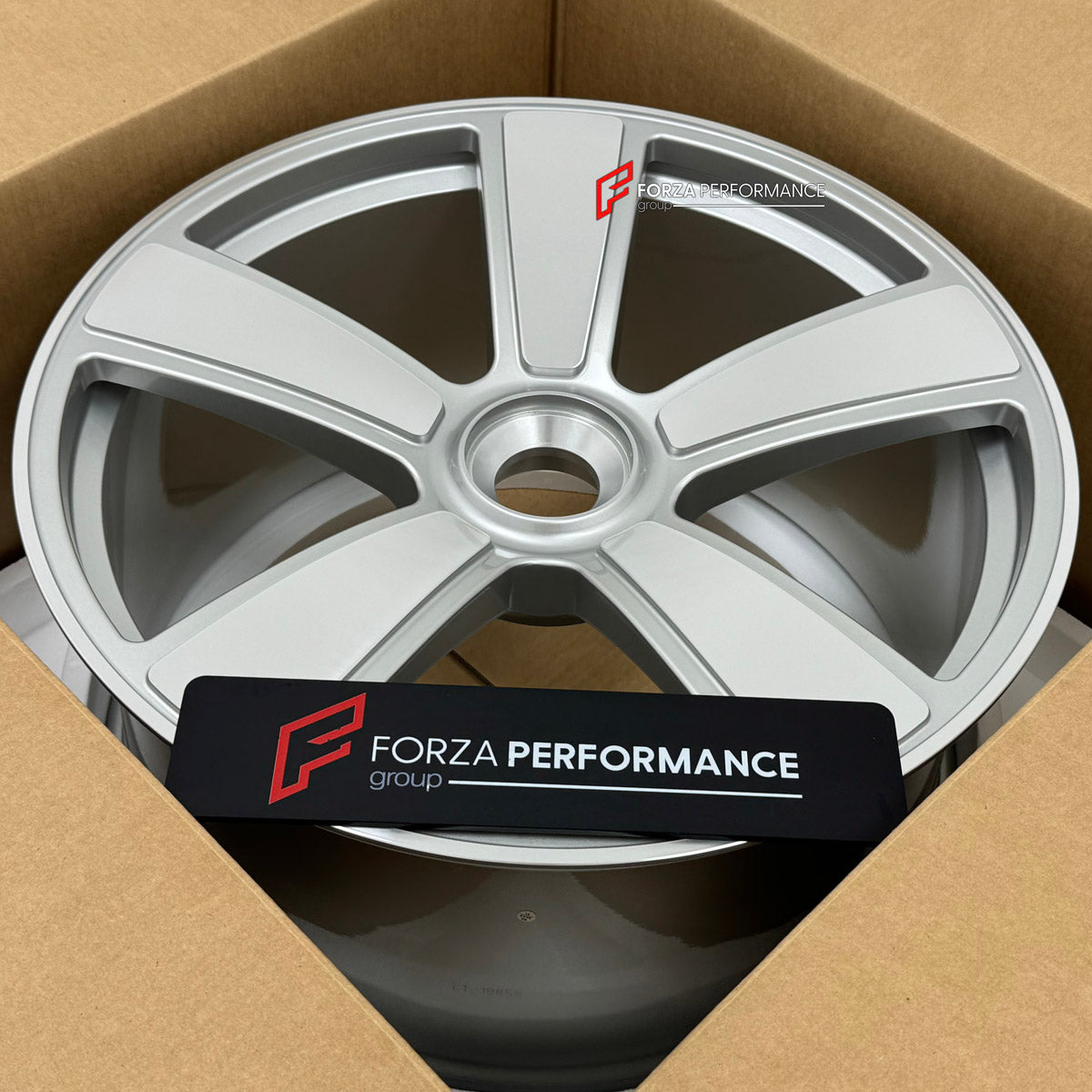 We manufacture premium quality forged wheels rims for Porsche 911 992.1 GTS 2019 - 2025 in any design, size, color.

WHEEL SIZE:

Front: 21 x 8.5 ET 40
Rear: 22 x 11.5 ET 57
PCD: 5 x 130
CB: 71.6
Finish: Gloss Silver with Machined Face
Material: 6061-T6 Forged Aluminum
THIS WHEEL DESIGN CAN BE CUSTOM-MADE FOR YOUR CAR IN ANY SIZE AND COLOR OPTIONS
Available in monoblock, 2-piece, 3-piece, duoblock, beadlock
3D wheel renderings are provided according to the exact dimensions and specifications requested by th