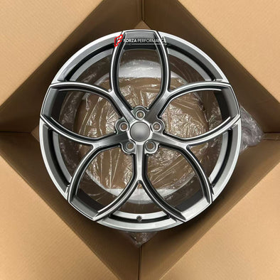 21 INCH FORGED MAGNESIUM WHEELS RIMS for ALFA ROMEO STELVIO QUADRIFOGLIO 2022 custom fit LLAGOS CATTIVO