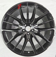 FORZA PERFORMANCE 21 INCH FORGED WHEELS RIMS for MASERATI QUATTROPORTE 2020+ custom fit OEM TITANO 670011860 670011859