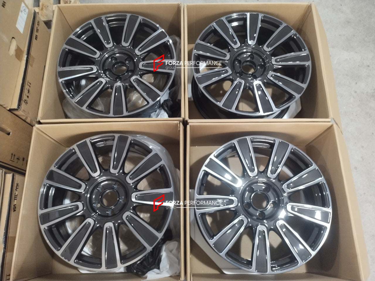 21 INCH FORGED WHEELS RIMS for ROLLS-ROYCE PHANTOM DROPHEAD COUPE 2007 ...