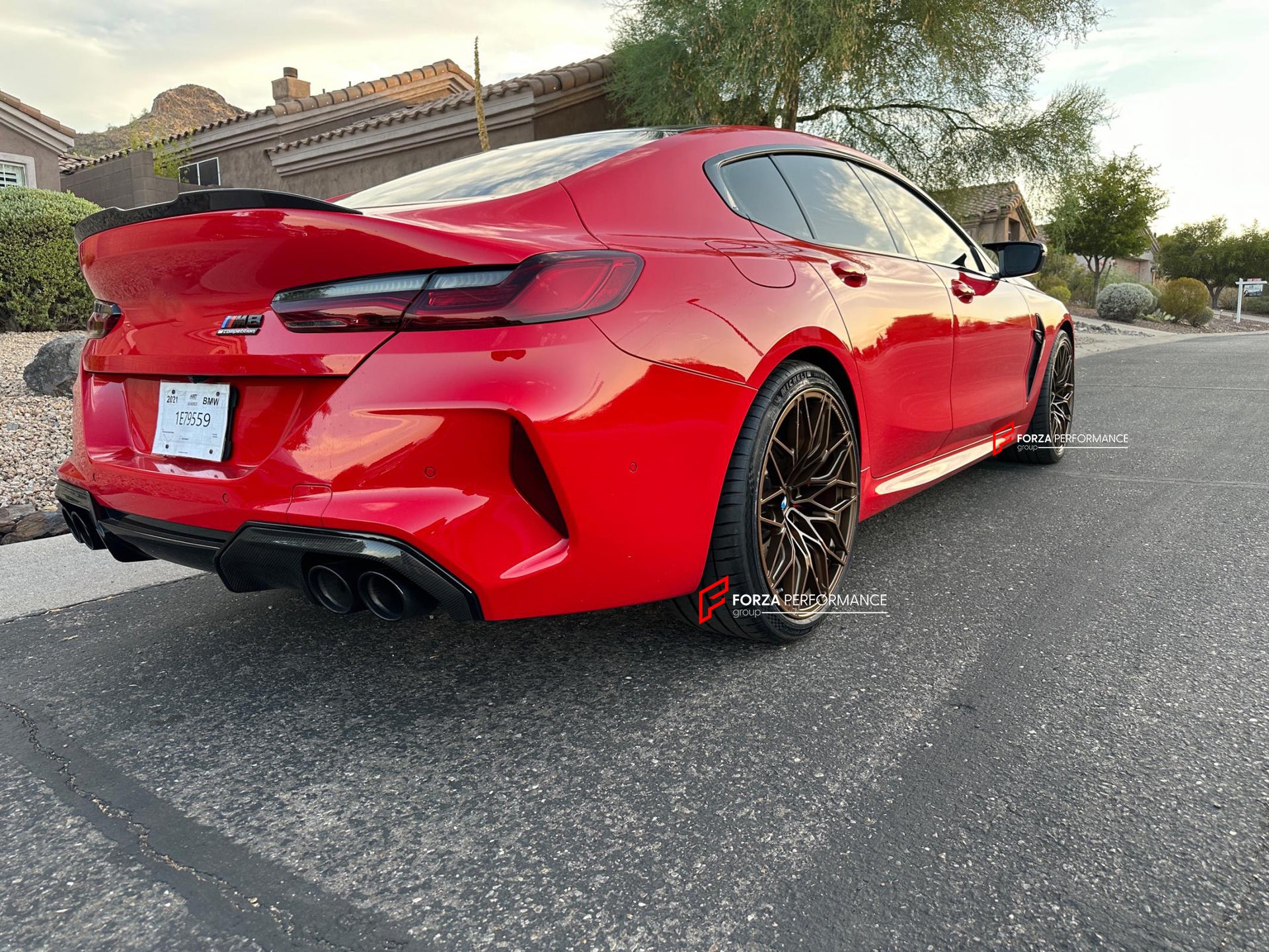 21 INCH FORGED WHEELS for BMW M8 GRAN COUPE G16 2021 FORZA PERFORMANCE 1000M DESIGN 