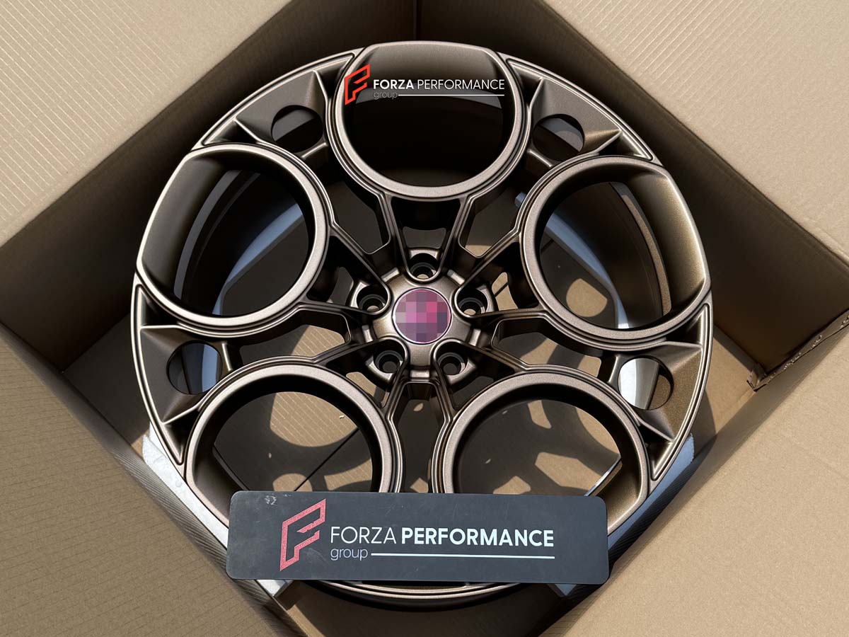 21 INCH FORGED WHEELS RIMS for ALFA ROMEO STELVIO QUADRIFOGLIO TYPE 949 FACELIFT 2025 custom fit OEM ALFA ROMEO 33 STRADALE WHEELS STYLE