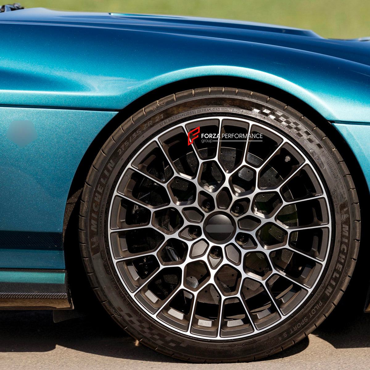 We manufacture premium quality forged wheels rims for Aston Martin DB 12 DBS 770 DBX S DBX707 Vantage S 2022+ in any design, size, color.

WHEEL SIZE:

Front: 21 x 9.5 ET 48
Rear: 21 x 11.5 ET 55
PCD: 5 x 128
CB: 75.1
Finish: Gloss Black
Material: 6061-T6 Forged Aluminum
THIS WHEEL DESIGN CAN BE CUSTOM-MADE FOR YOUR CAR IN ANY SIZE AND COLOR OPTIONS
Available in monoblock, 2-piece, 3-piece, duoblock, beadlock
3D wheel renderings are provided according to the exact dimensions and specifications requested by 