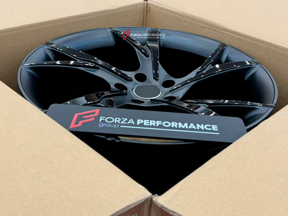 FORZA PERFORMANCE 21 INCH FORGED WHEELS RIMS for ASTON MARTIN DBS 202 custom fit OEM SUPERLEGGERA KY73-9965G-CA