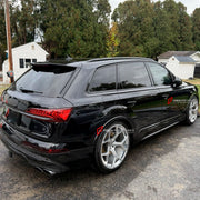 21 INCH FORGED WHEELS RIMS for AUDI Q7 SQ5 SQ7 SQ8 RS Q8 2012+ FORZA PERFORMANCE QUATRIX Style

We manufacture premium quality forged wheels rims for Audi Q7 SQ5 SQ7 SQ8 RS Q8 2012+ in any design, size, color.

WHEEL SIZE:

Front: 21 x 9.5 ET 31
Rear: 21 x 9.5 ET 31
PCD: 5 x 112
CB: 66.5
Finish: Polished Chrome
Material: 6061-T6 Forged Aluminum
THIS WHEEL DESIGN CAN BE CUSTOM-MADE FOR YOUR CAR IN ANY SIZE AND COLOR OPTIONS
Available in monoblock, 2-piece, 3-piece, duoblock, beadlock
3D wheel renderings are 