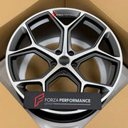 We manufacture premium quality forged wheels rims for Audi RS7 WITH CARBON CERAMIC BRAKES 2017+ in any design, size, color.

WHEEL SIZE:

Front: 21 x 10 ET 30
Rear: 21 x 10 ET 30
PCD: 5 x 112
CB: 66.5
Finish: Satin Dark Gunmetal with Machined Face
Material: 6061-T6 Forged Aluminum
THIS WHEEL DESIGN CAN BE CUSTOM-MADE FOR YOUR CAR IN ANY SIZE AND COLOR OPTIONS
Available in monoblock, 2-piece, 3-piece, duoblock, beadlock
3D wheel renderings are provided according to the exact dimensions and specifications req