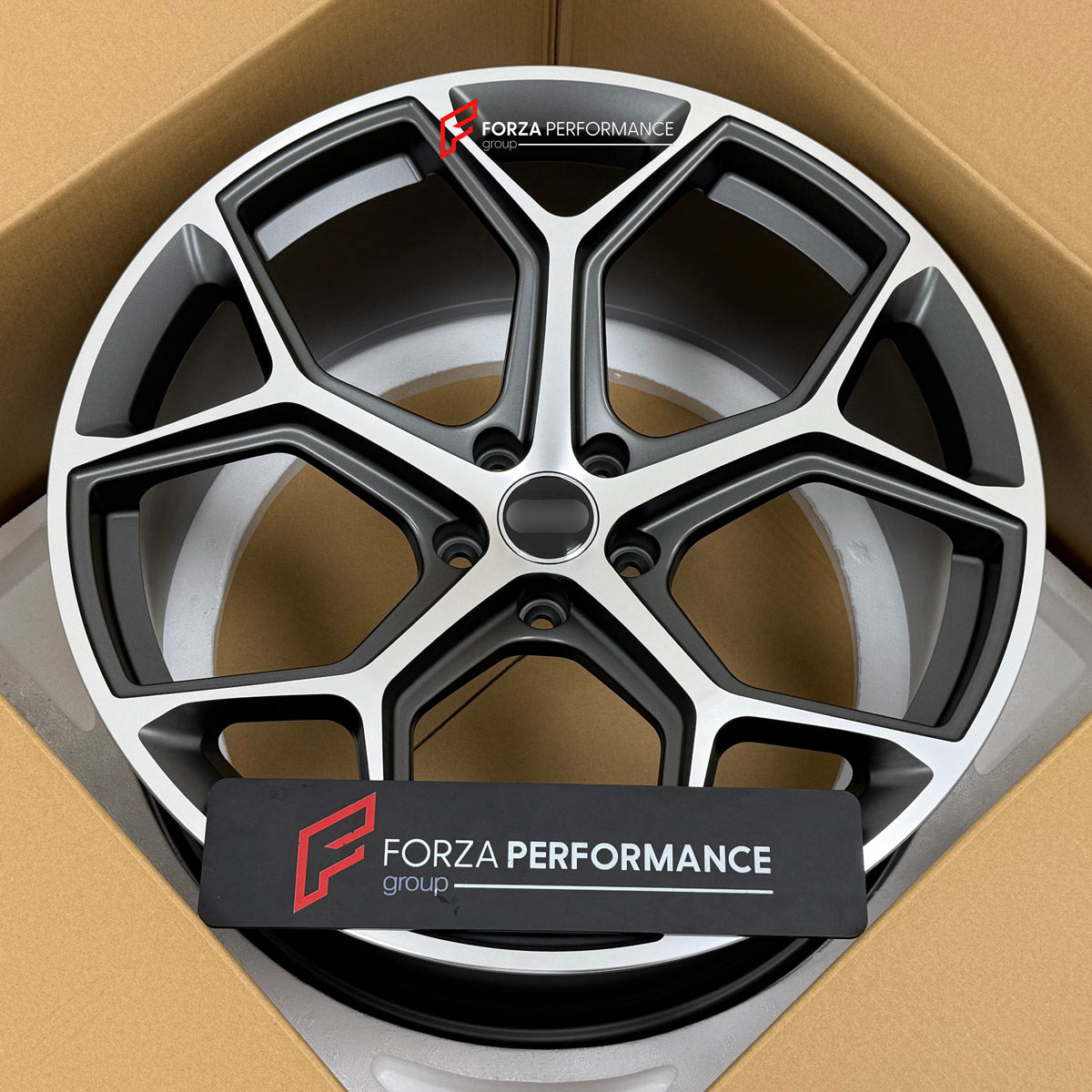 We manufacture premium quality forged wheels rims for Audi RS7 WITH CARBON CERAMIC BRAKES 2017+ in any design, size, color.

WHEEL SIZE:

Front: 21 x 10 ET 30
Rear: 21 x 10 ET 30
PCD: 5 x 112
CB: 66.5
Finish: Satin Dark Gunmetal with Machined Face
Material: 6061-T6 Forged Aluminum
THIS WHEEL DESIGN CAN BE CUSTOM-MADE FOR YOUR CAR IN ANY SIZE AND COLOR OPTIONS
Available in monoblock, 2-piece, 3-piece, duoblock, beadlock
3D wheel renderings are provided according to the exact dimensions and specifications req