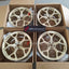 We manufacture premium quality forged wheels rims for Audi S8 2017+ in any design, size, color.

WHEEL SIZE:

Front: 21 x 9.0 ET 25
Rear: 21 x 9.0 ET 20
PCD: 5 x 112
CB: 66.5
Weight: 9.00 kg (19.84 lbs)
Finish: Light Satin Gold
Material: 6061-T6 Forged Aluminum
THIS WHEEL DESIGN CAN BE CUSTOM-MADE FOR YOUR CAR IN ANY SIZE AND COLOR OPTIONS
Available in monoblock, 2-piece, 3-piece, duoblock, beadlock
3D wheel renderings are provided according to the exact dimensions and specifications requested by the client